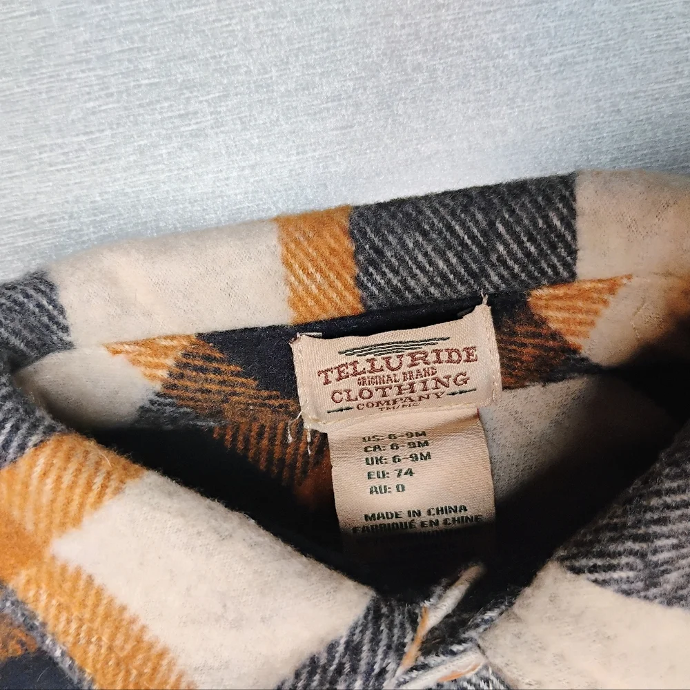 Telluride baby brown flannel with Shoes